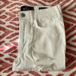 Distressed American Eagle Jeans (White)